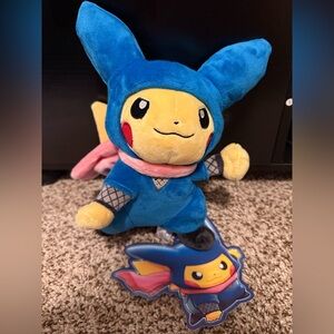 Official Pokémon Center Exclusive Japan Import TOKYO DX Ninja Pikachu Plush